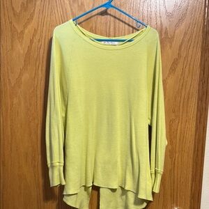 We The Free Lime Green Tunic